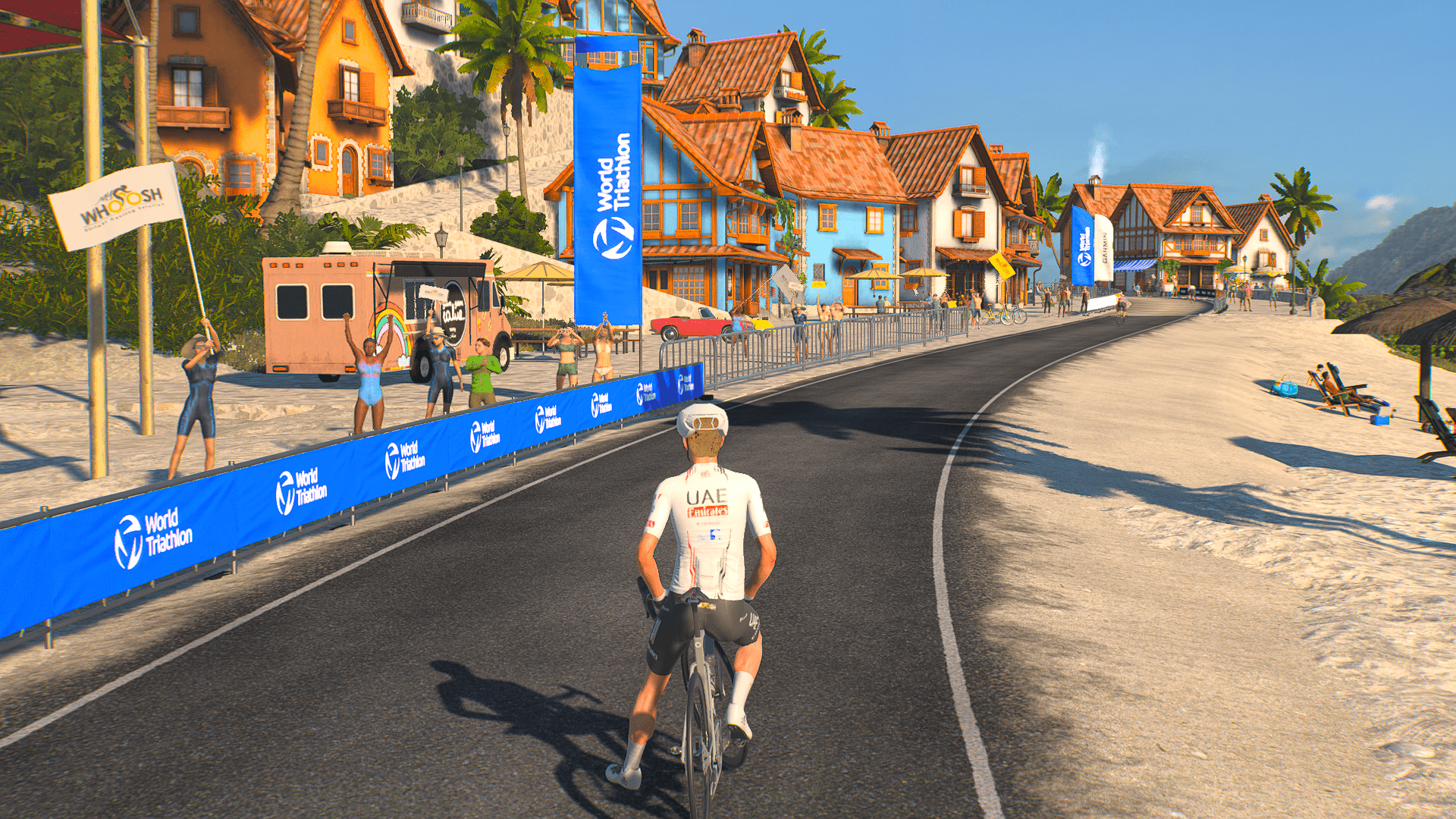 MyWhoosh indoor cycling screenshot