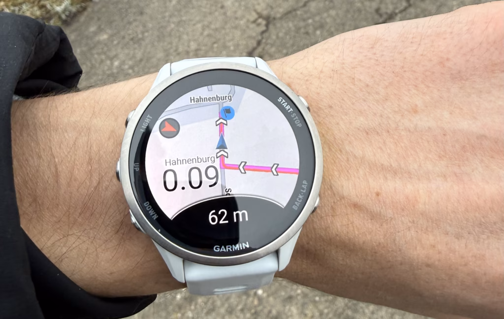 Garmin Forerunner 970 navigation