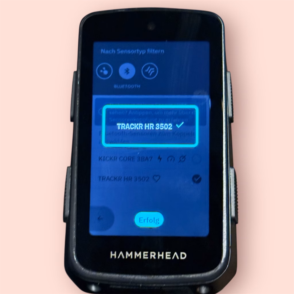 Wahoo TRACKR Heart Rate Review - Connected to a Hammerhead Karoo 3