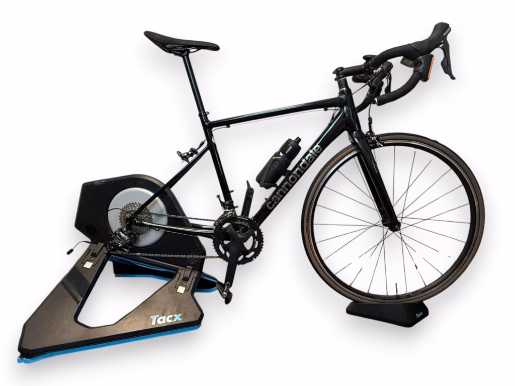 Garmin Tacx Neo 2T with a Cannondale road bike