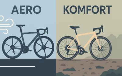 Aero vs. comfort on a road bike