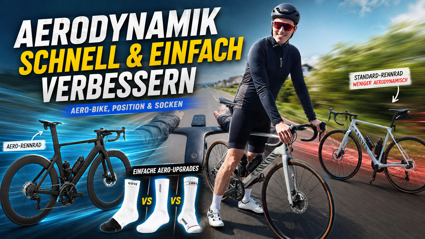 Improve road bike aerodynamics quickly and easily Improve road bike aerodynamics quickly and easily