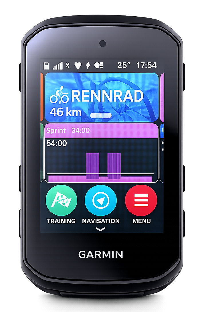 Garmin Edge 850 compared with the Wahoo BOLT 3