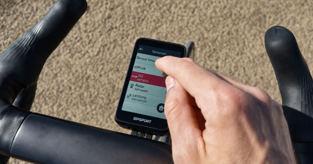 Adding and Pairing Sensors on the iGPSport BiNavi